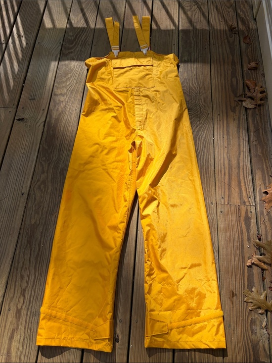 Harborsview Other - Men’s vintage Yellow Waterproof Bib Overalls with Adjustable Straps